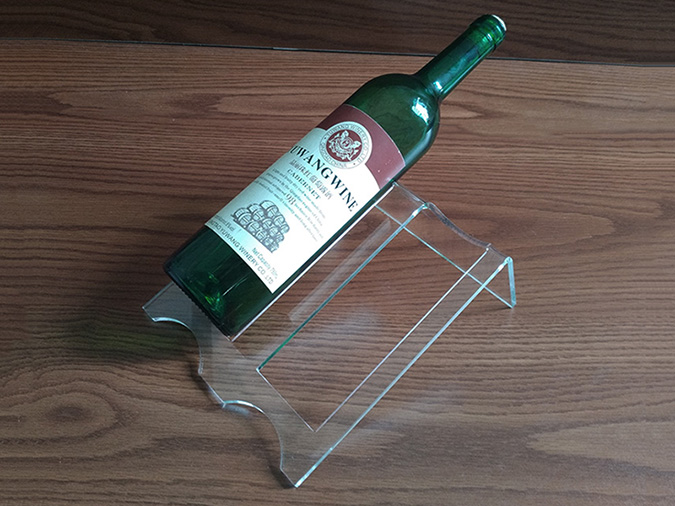 北京亞克力紅酒展示架定購(gòu)_天津有機(jī)玻璃紅酒展架廠家_雄布展示制品