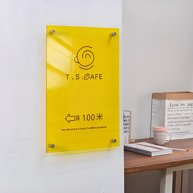 掛墻式亞克力指示標識牌定制